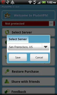 PlutoVPN android App screenshot 4