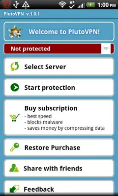 PlutoVPN android App screenshot 5